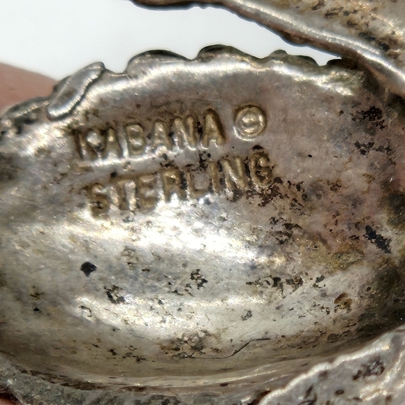 Kabana sterling silver turtle pendant with green and orange enamel shell - Picture 4 of 5